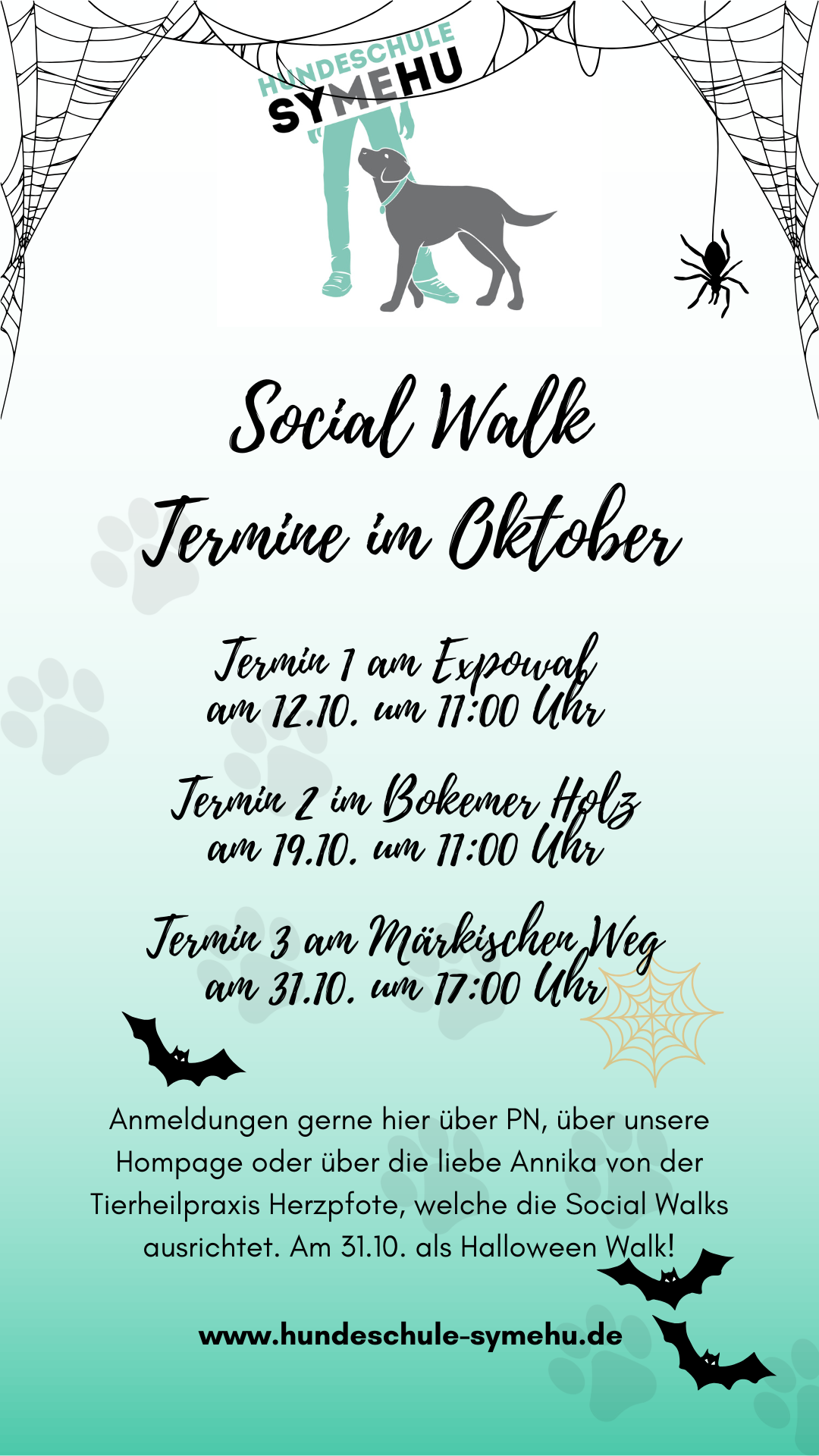 Social Walk Termine im Oktober Social Walk Termine im Oktober